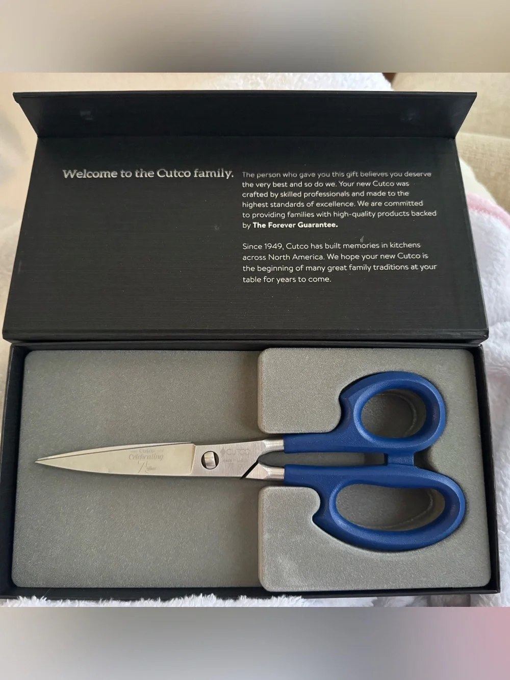 Cutco Rare Super Shears Celebrating 75th Anniversary Blue
